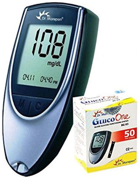 Buy Dr Morepen Gluco One Bg Blood Glucose Monitor With Strips