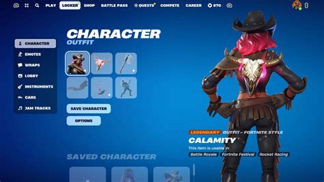 The New Back Bling That Comes With The New Calamity Skin Looks So