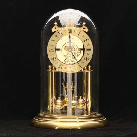 Elgin S Haller Anniversary Domed Mantel Clock Made In Germany Ebth