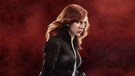 Wallpaper Black Widow Scarlett Johansson Captain America 3 Civil War