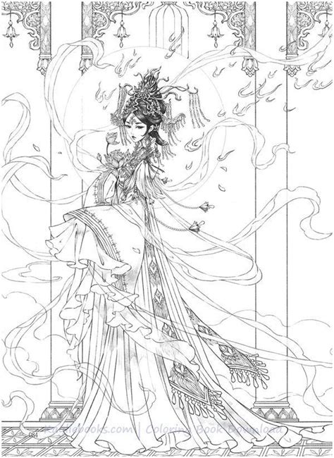 Chineese Coloring Pages Printable For Adults