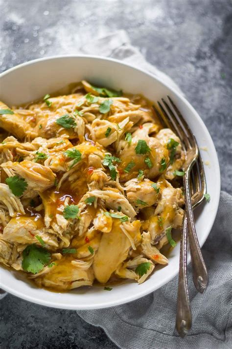Chicken broth, salt, boneless skinless chicken breasts, pepper and 9 more. 29 Healthy Slow Cooker Chicken Recipes | Sweet chili ...