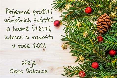 Vánoční přání | Obec Dalovice