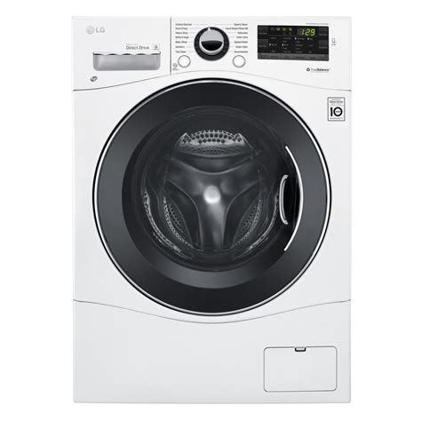 Lg Electronics 23 Cu Ft High Efficiency Front Load Washer In White