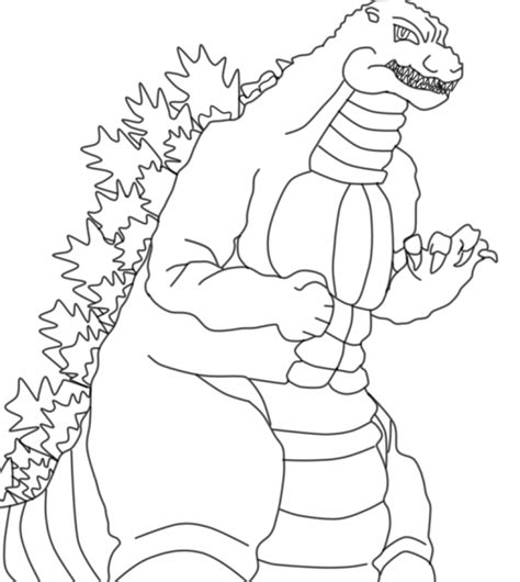 The vicious monster godzilla comes in various depiction in these printables. Get This Easy Godzilla Coloring Pages for Preschoolers XoN4i