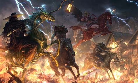 The Four Horsemen Of The Apocalypse Pathfinder Pfrpg Dnd Dandd D20