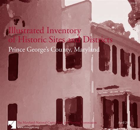 Illustrated Inventory Of Historic Sites And Districts Prince Georges