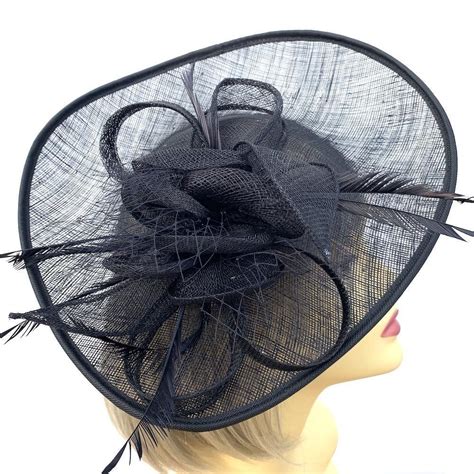 Black Funeral Hats Funeral Fascinators With Black Veil Birdcage
