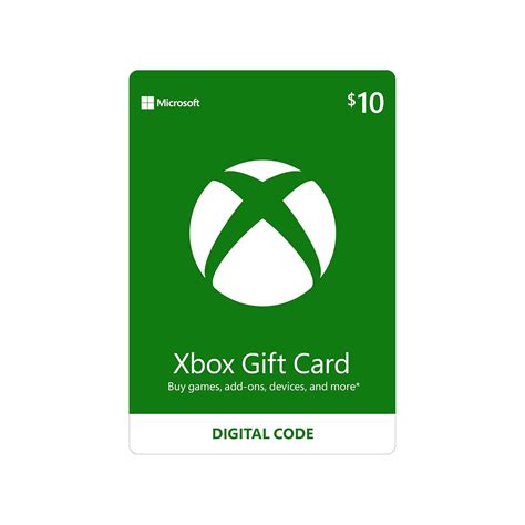 10 Xbox T Card Digital Code Video Games