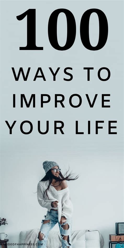 100 Tiny Ways To Improve Yourself And Change Your Life Personal