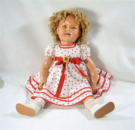 first installment for p edwards 1930s shirley temple doll and pin composition 27 inch pin