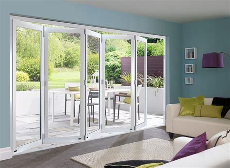 Sliding glass doors offer many advantages over traditional door options, including increased light, ventilation, sweeping views and use of space. Master 3.6m White Bifold Doors | White bifold doors ...