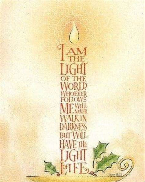 Pin By Sallys Art On Christmas Scripture Verses I Am The Light