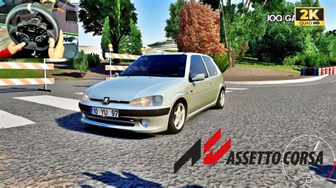 Peugeot 106 GTI Assetto Corsa MOZA R9 V2 Gameplay YouTube