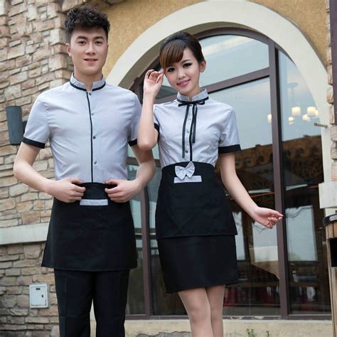 Chinese Restaurant Waiter Uniforms National Waiteress Uniform Hotel