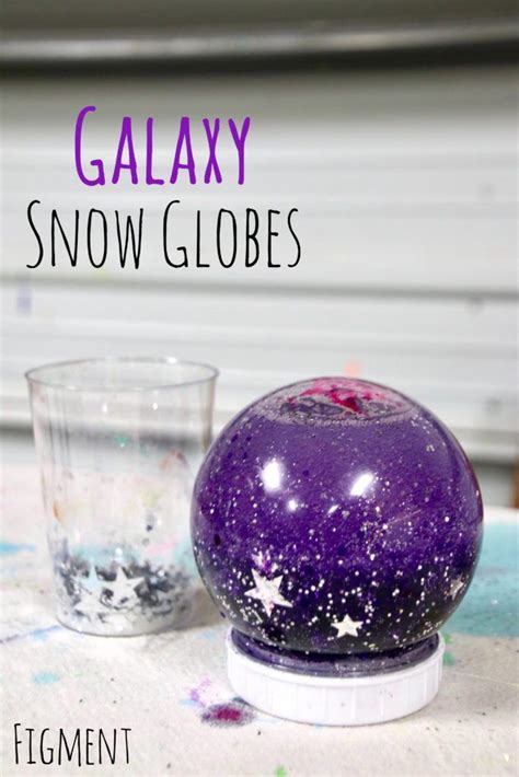 Galaxy Snow Globe Sensory Outer Space Calm Down For Kids