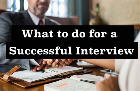 What To Do For A Successful Interview Cheftrainingus