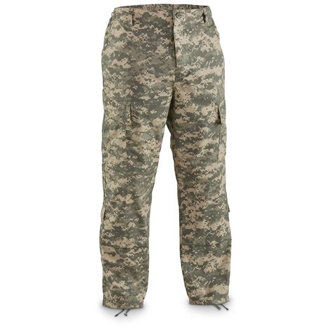 Mens Military Spec Digital Camo Combat Cargo Pants 660232 Military