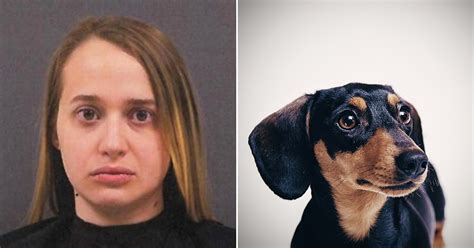 Hannah Marie Haynes Arrested For Sex Acts With Sausage Dog On Her