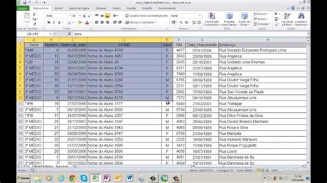 Tabela Din Mica Excel Parte Escola Virtual Como Estudar Aprendizagem