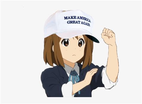 209kib 600x522 1457784739855 Anime Girl With Maga Hat Transparent