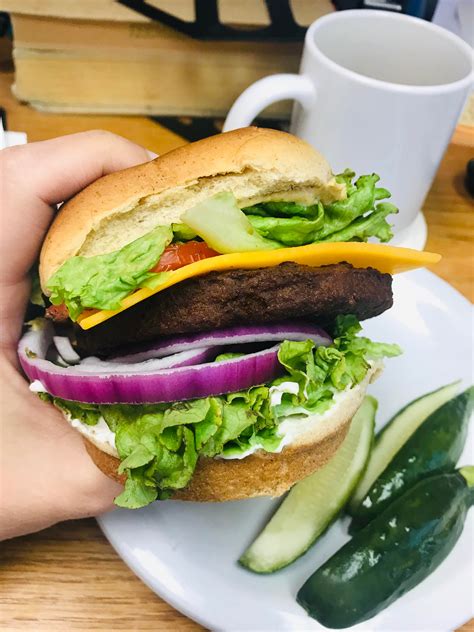 Whopping Veggie Burger With The Works For 290 Calories R1200isplenty