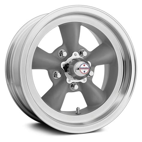 American Racing Torq Thrust D Wheels Gray With Machined Lip Rims