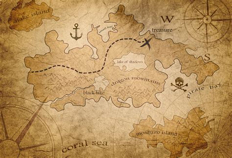 Pirate Treasure Map Stock Photo Download Image Now Treasure Map