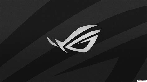 Asus Rog Republic Of Gamers Rog Classic Grey Logo 4k Wallpaper Download