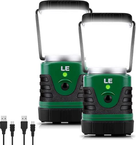 Le Rechargeable Camping Lantern 1000 Lumen Led Outdoor Lights 4 Modes