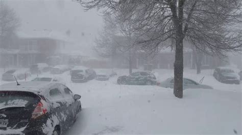 Crazy Snow Storm In Quebec Part 2 Its Gets Crazier Youtube