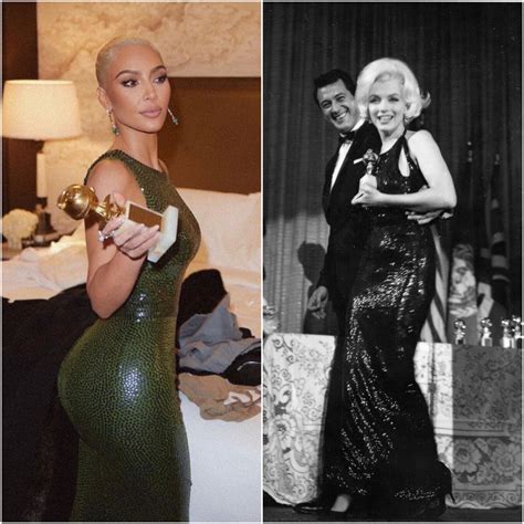 Kim Kardashian lució un segundo vestido de Marilyn Monroe tras la MET
