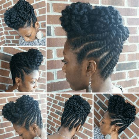 25 Stunning Natural Hair Updo Styles The Co Reportthe Co Report