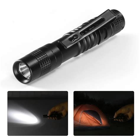 Mini Powerful Led Flashlight Portable Strong Light Aluminum Alloy