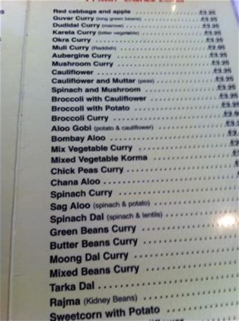 Maybe you would like to learn more about one of these? just one page of the four page menu! - Picture of Jai ...
