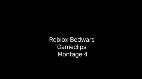 Roblox Bedwars Gameclips Montage 4 Youtube