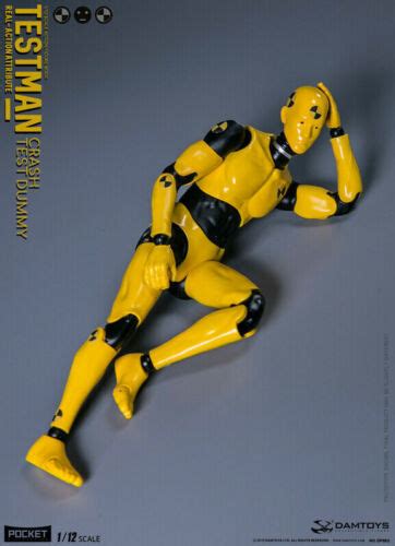DAMTOYS DPS02 1 12 Crash Test Dummy Testman 6inch Action Figure Doll