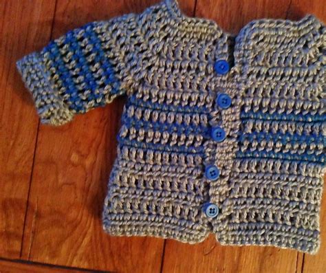 Craft Brag Crochet Baby Boy Sweater Pattern Free