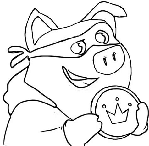 Considérée comme une déviance ou une perversion sexuelle. Coloriage Coin Master : Le cochon avec une pièce d'or 1
