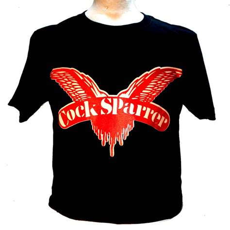 Cock Sparrer Black Square Punk Rock Goth Ska Band T Shirt
