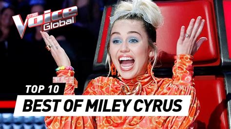 Miley Cyrus On The Voice Youtube