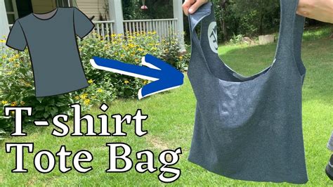 T Shirt Tote Bag Easy Diy Turn An Old T Shirt Into A Handy Tote Bag
