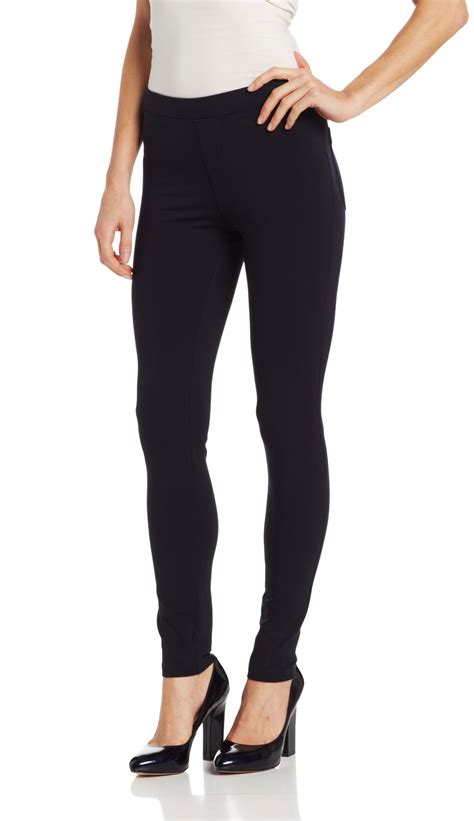Hue Hue New Navy Blue Womens Size Xs Pull On Stretch Ponte Legging