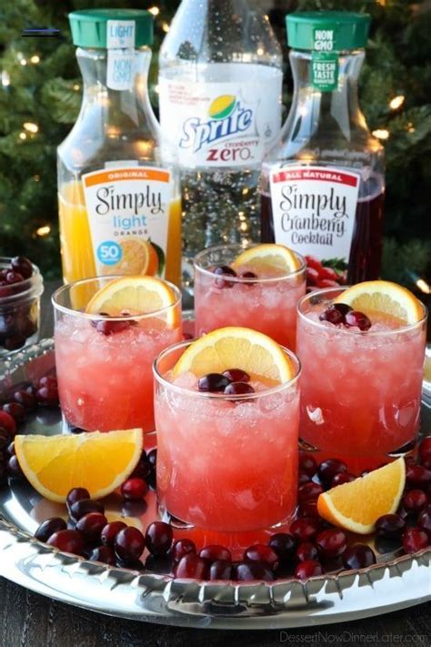 This Non Alcoholic Cranberry Orange Mocktail Is An Easy And Refreshing