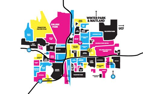 Orlando Neighborhood Map Newcomers Guide Orlando