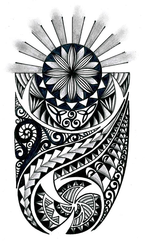 15 Hawaiian Tribal Art Designs Images Hawaiian Tribal Tattoo Designs