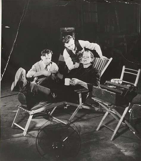 Boris Karloff On The Set Of Frankenstein Directed By James Whale 1931