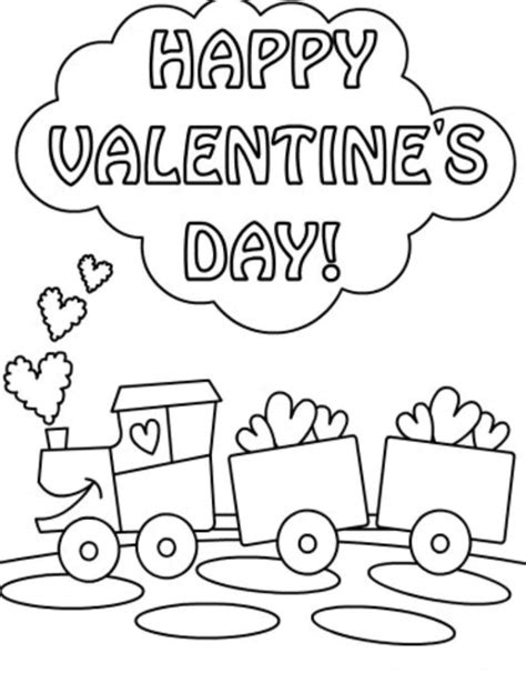 Boy Valentines Day Coloring Pages At Free Printable