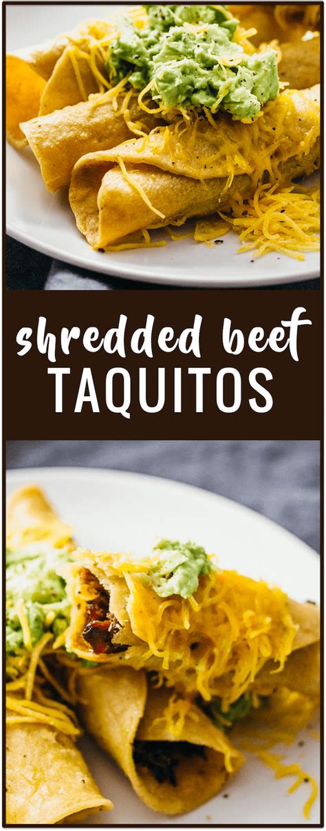 shredded beef taquitos recipe these crispy fried taquitos rolled tacos are stuffed with