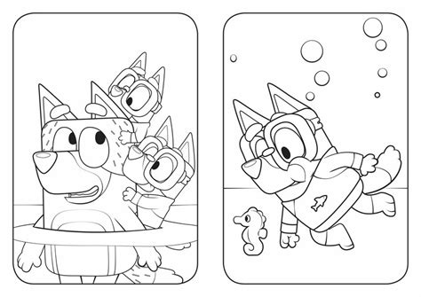 Bluey Coloring Pages Coloring Page Blog